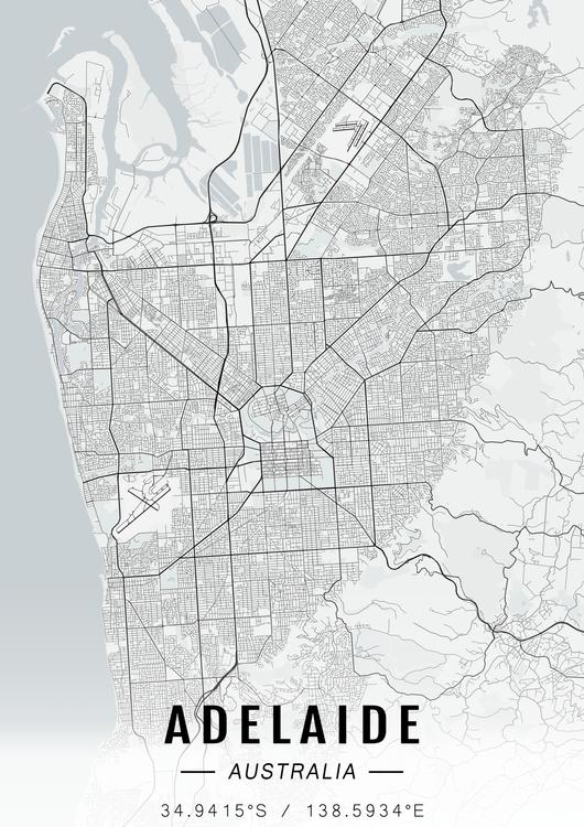 Adelaide map