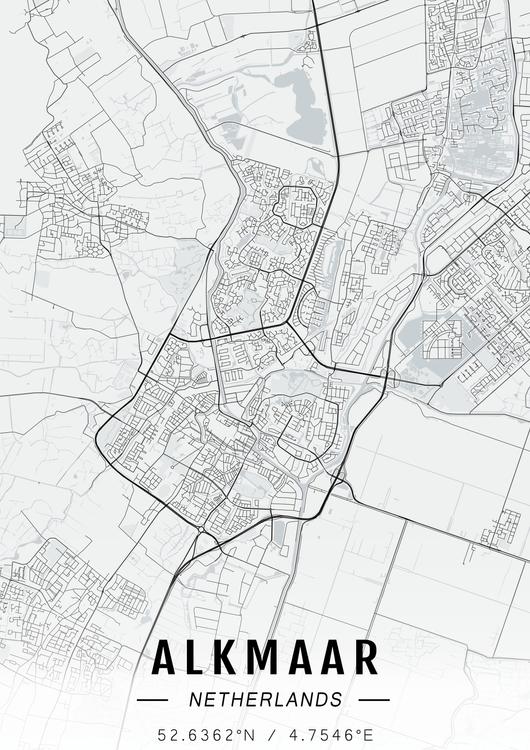 Alkmaar map