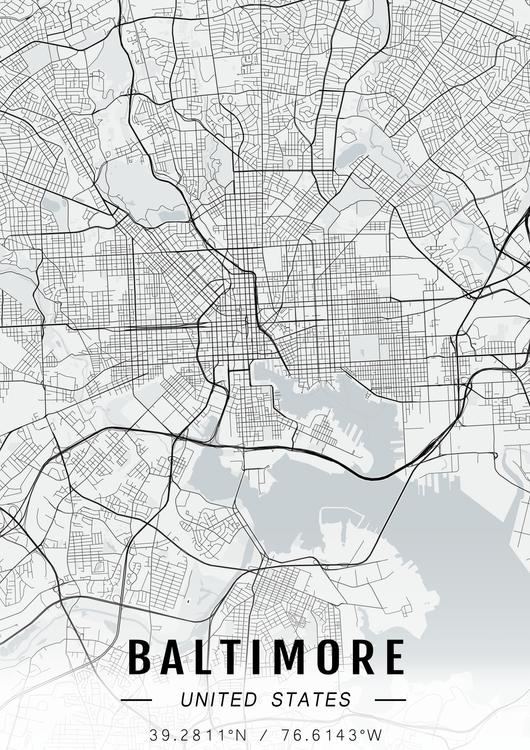 Baltimore map
