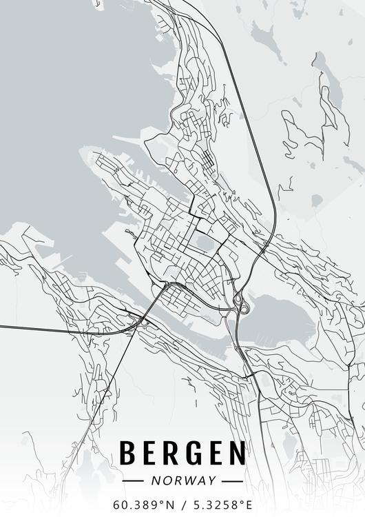 Bergen map