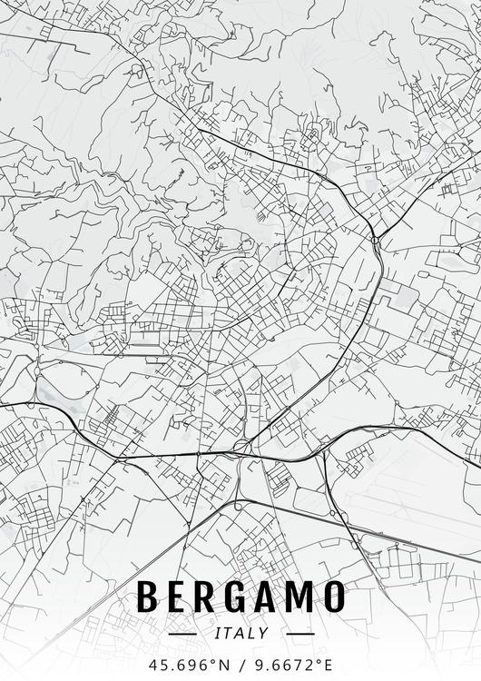 Bergamo map