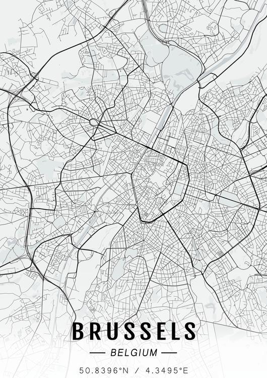Brussels map