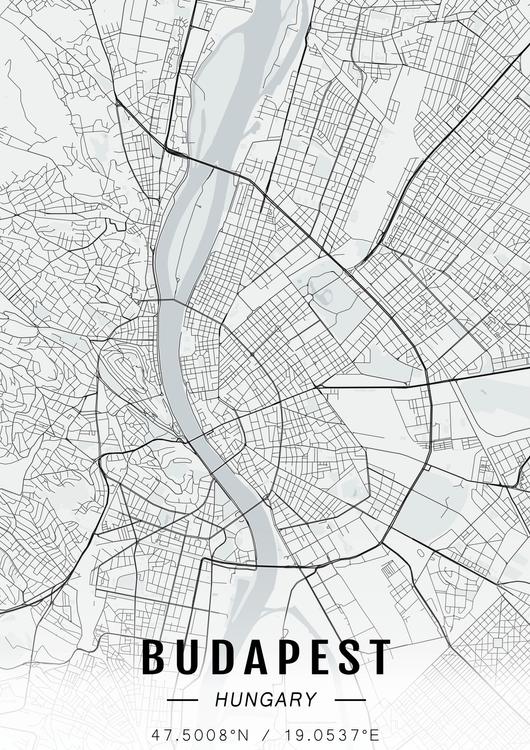 Budapest map