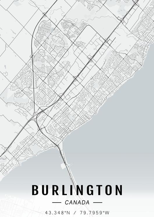 Burlington map