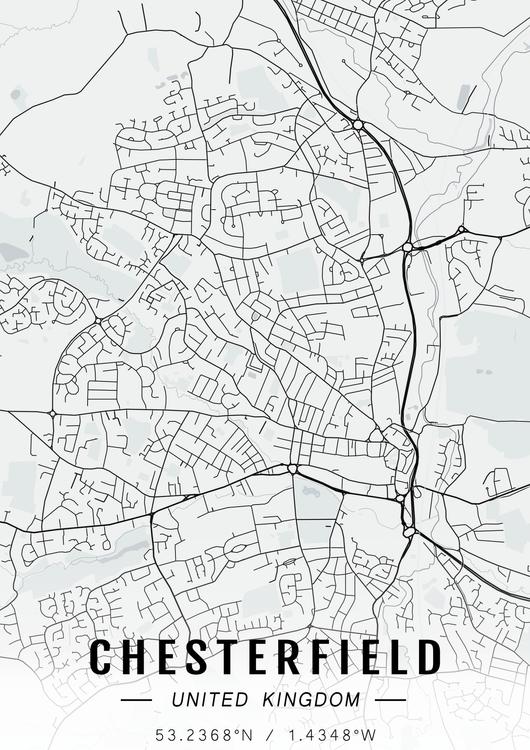 Chesterfield map