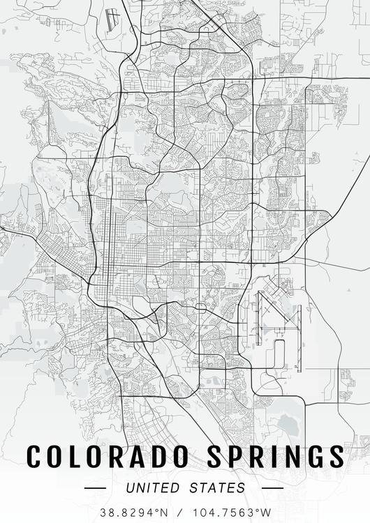 Colorado Springs map