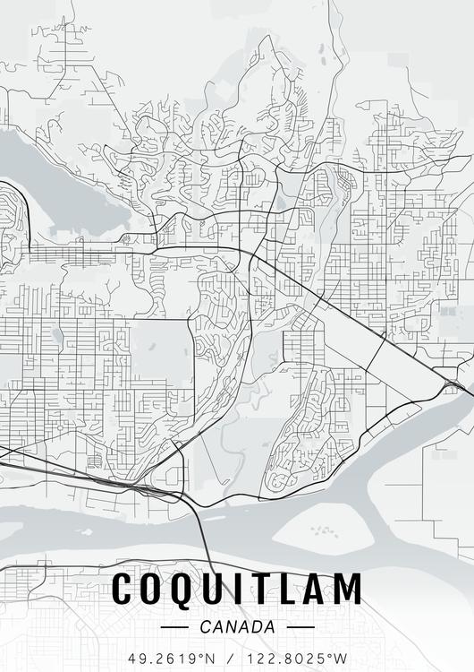 Coquitlam map
