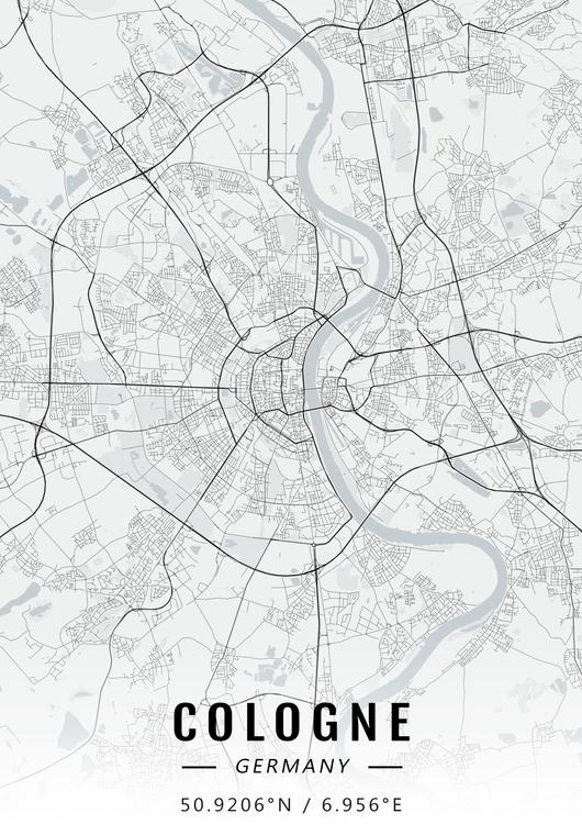 Cologne map