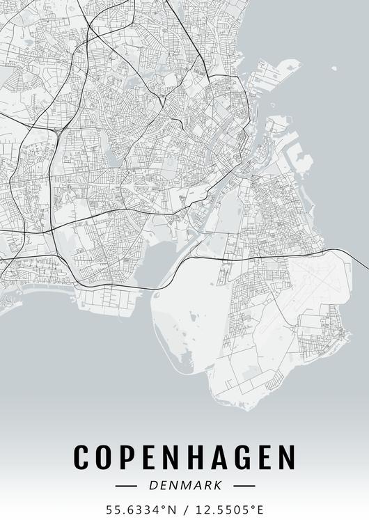Copenhagen map
