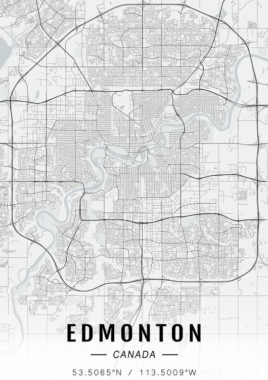 Edmonton map