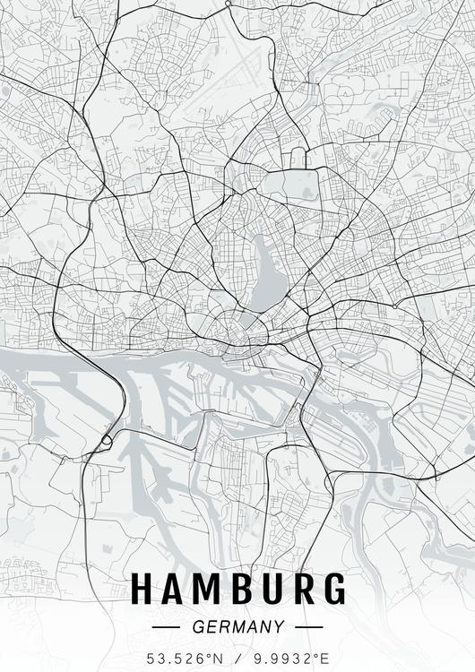 Hamburg map