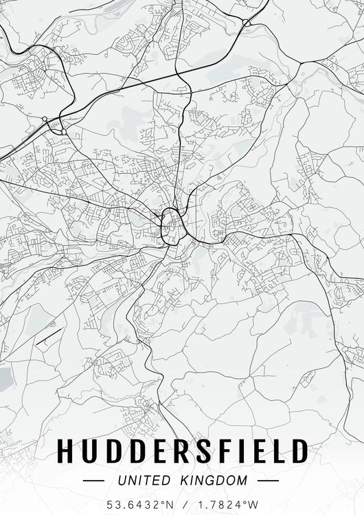 Huddersfield map