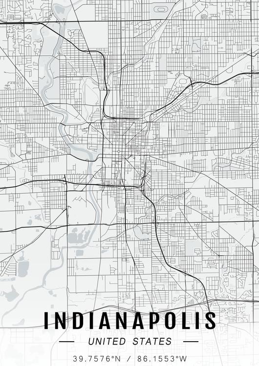 Indianapolis map