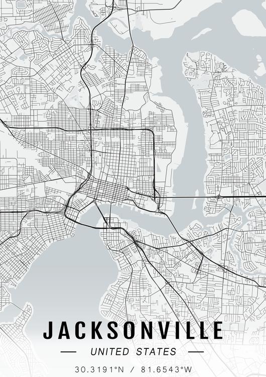 Jacksonville map