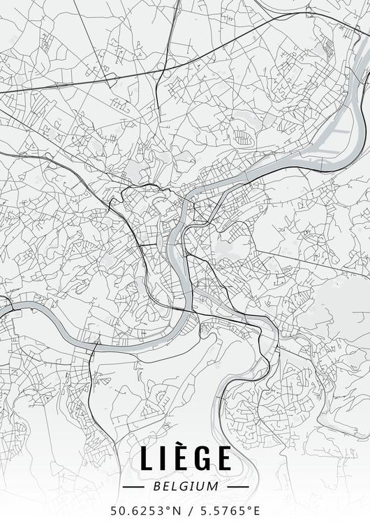 Liège map