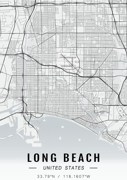 Long Beach map