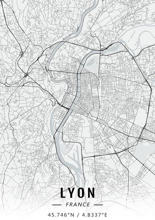 Lyon map