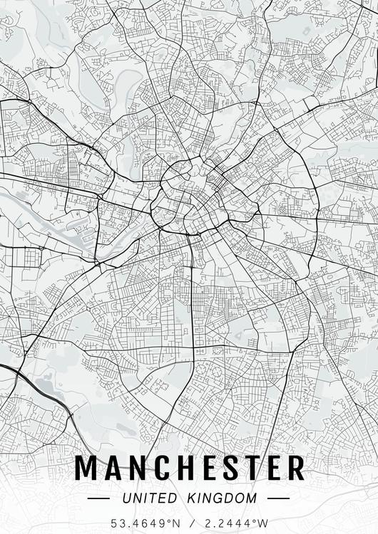 Manchester map