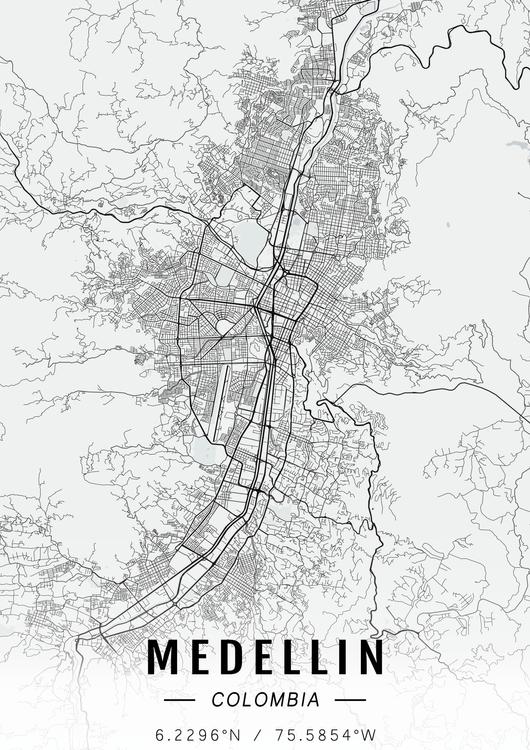 Medellin map