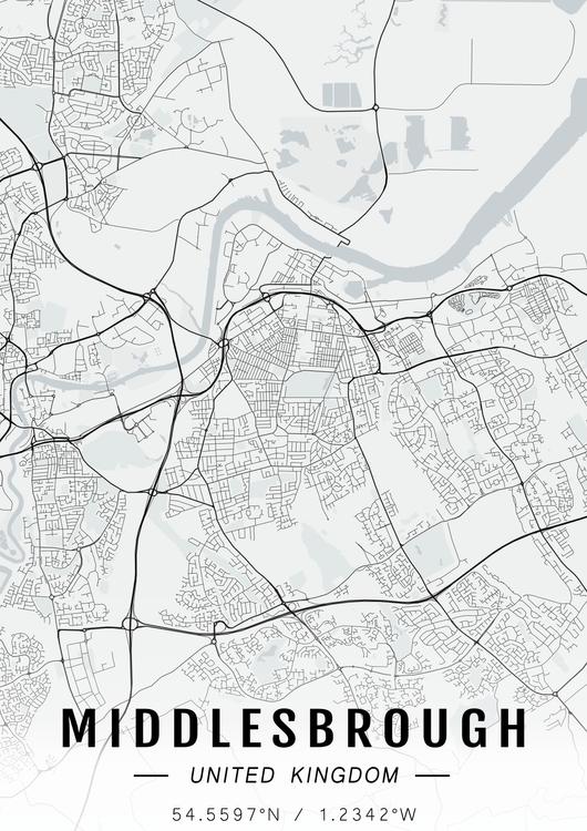 Middlesbrough map