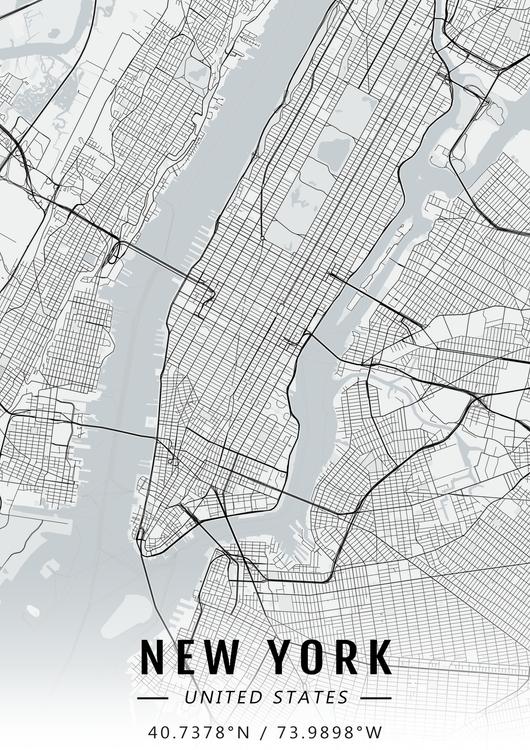 New York map