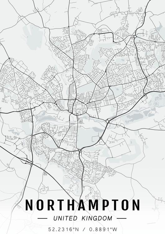 Northampton map