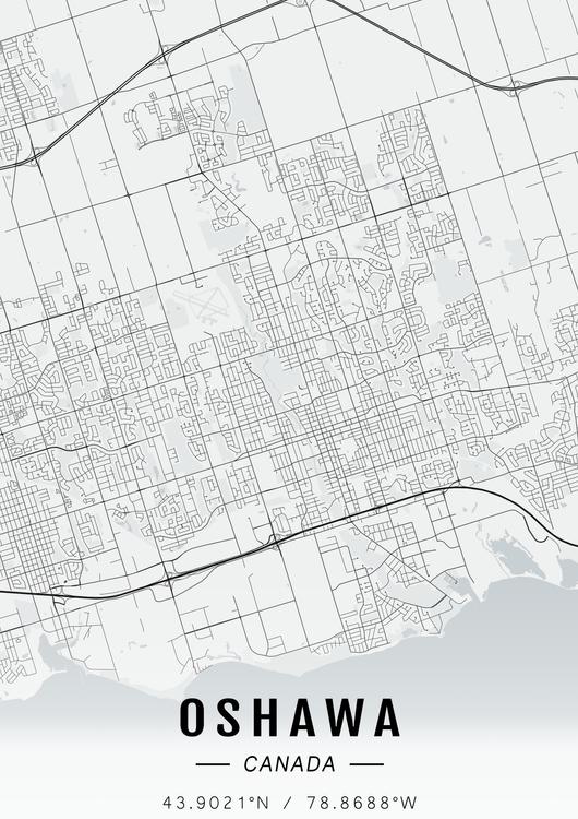 Oshawa map