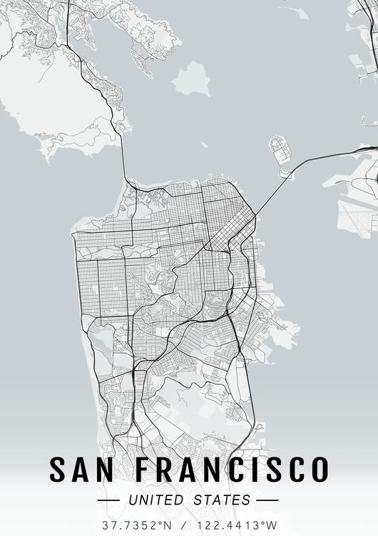 San Francisco map