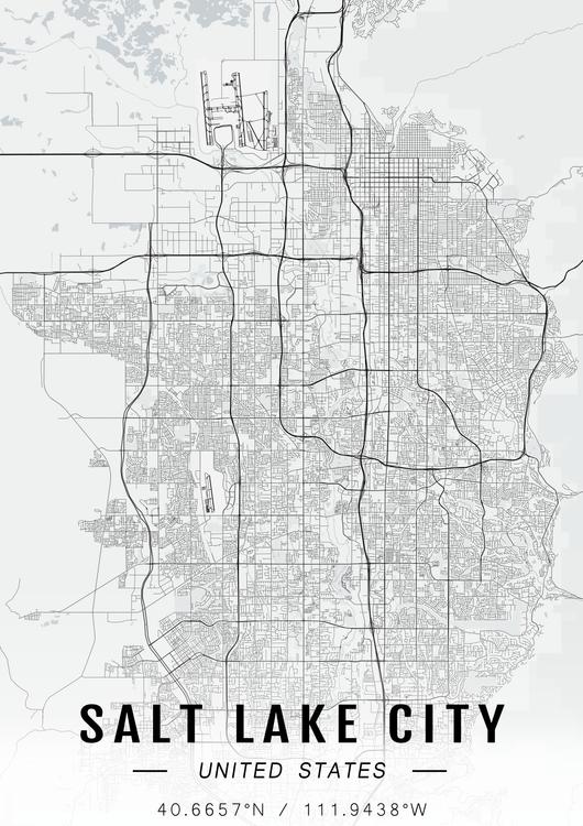 Salt Lake City map