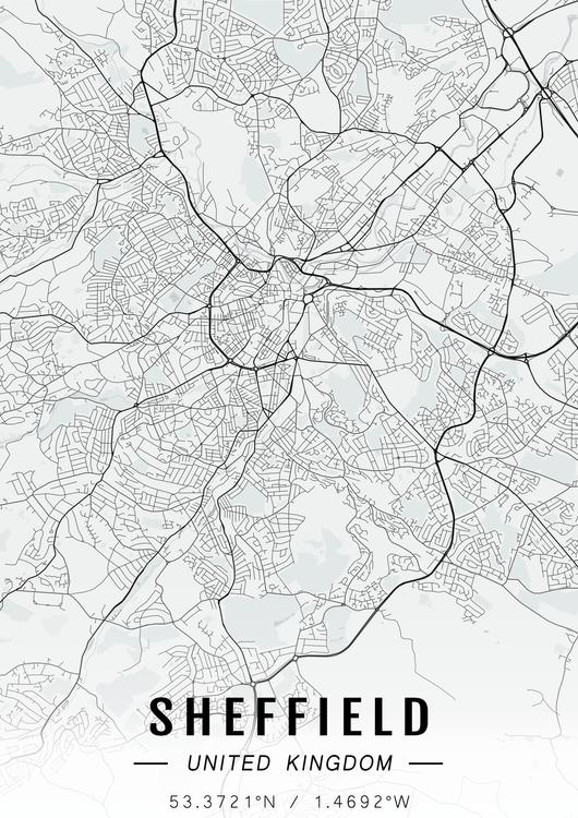 Sheffield map