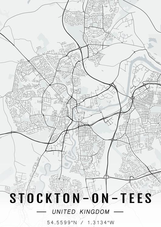 Stockton-on-Tees map