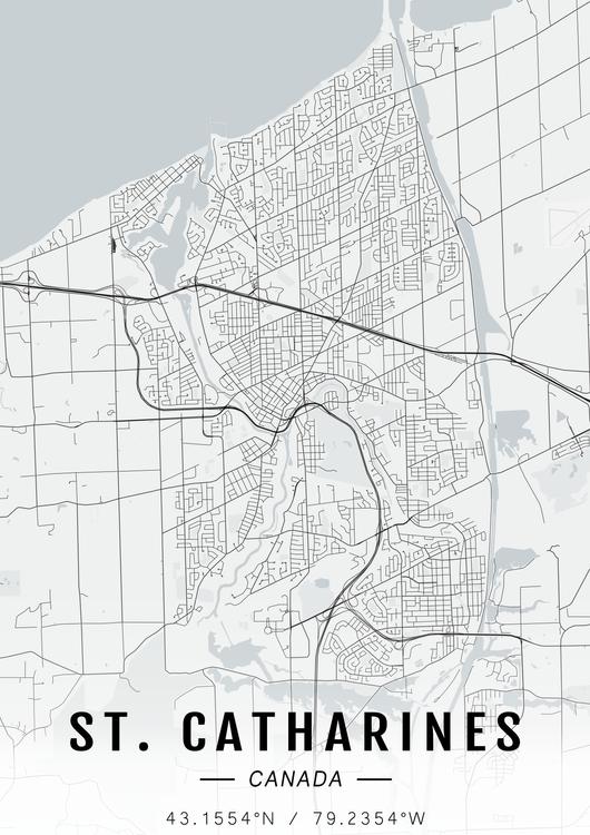 St. Catharines map