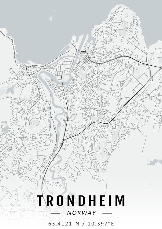 Trondheim map