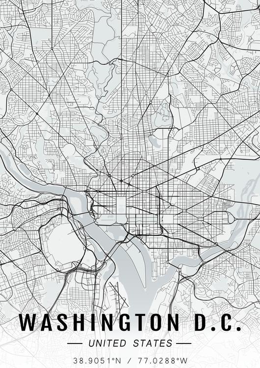 Washington D.C. map