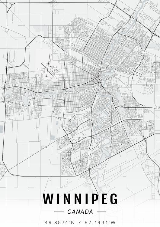 Winnipeg map