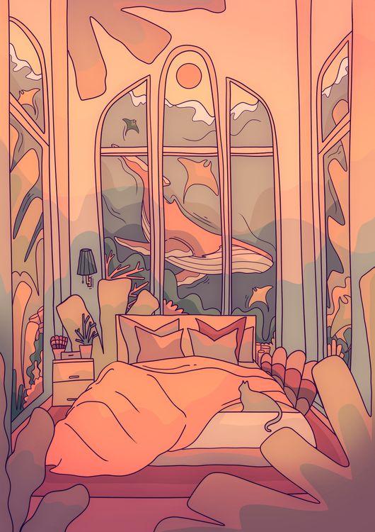 A summer's ocean room