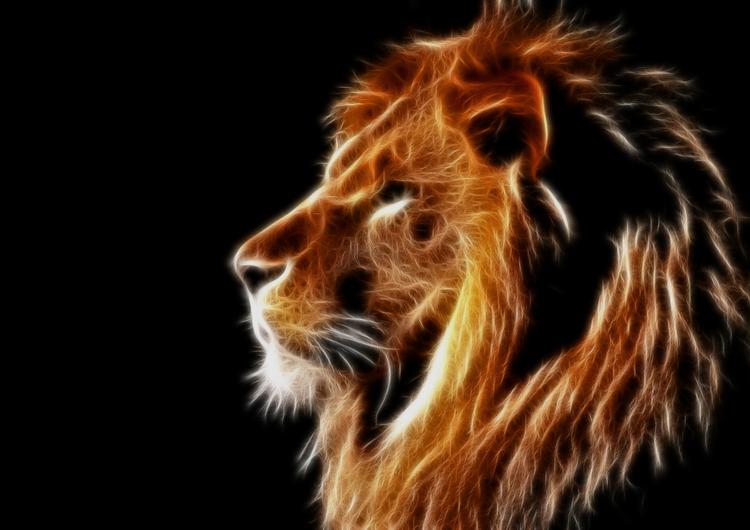 Glowing Lion