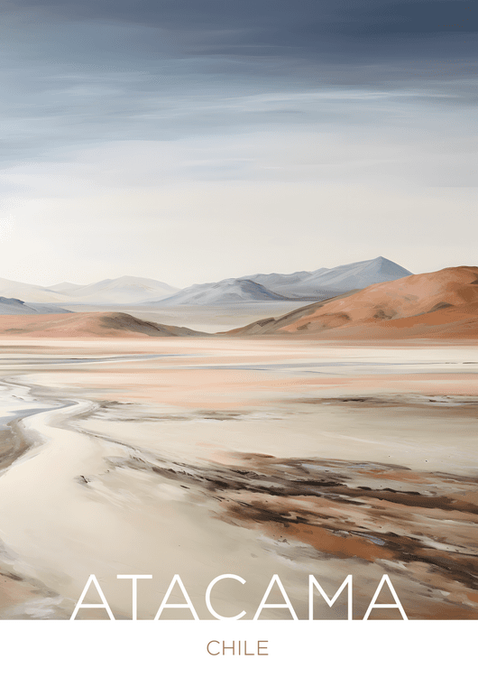The Atacama Desert - Chile - Impasto Technique
