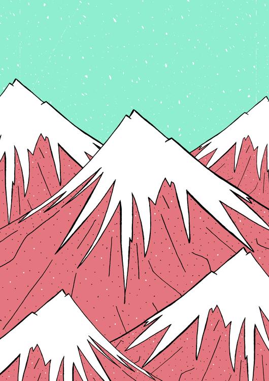 Mountain and the stars