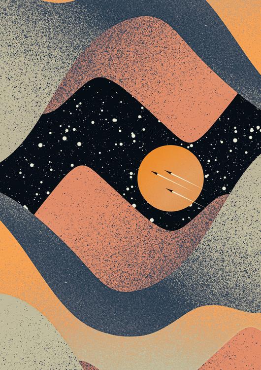 The sand dunes of Mars