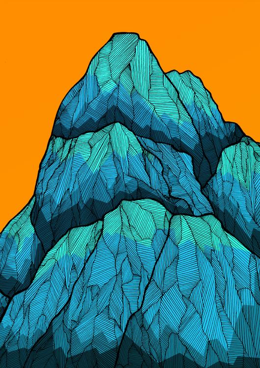 The tall green peaks