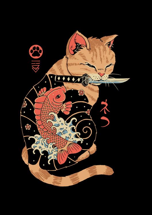 Carp tattooed Cat