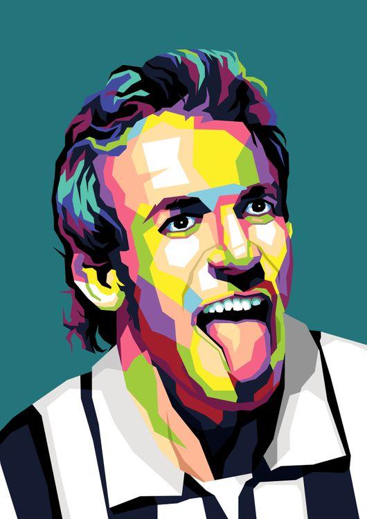 Alessandro Del Piero in wpap illustration