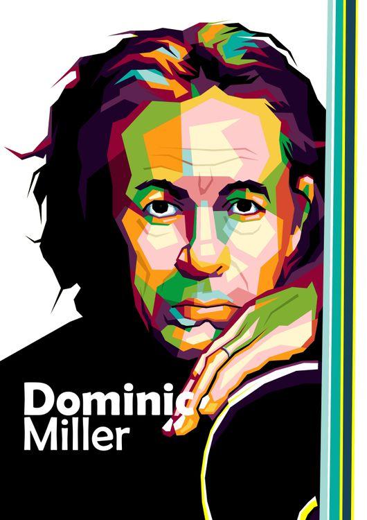 Legend musician Dominic Miller in paintings