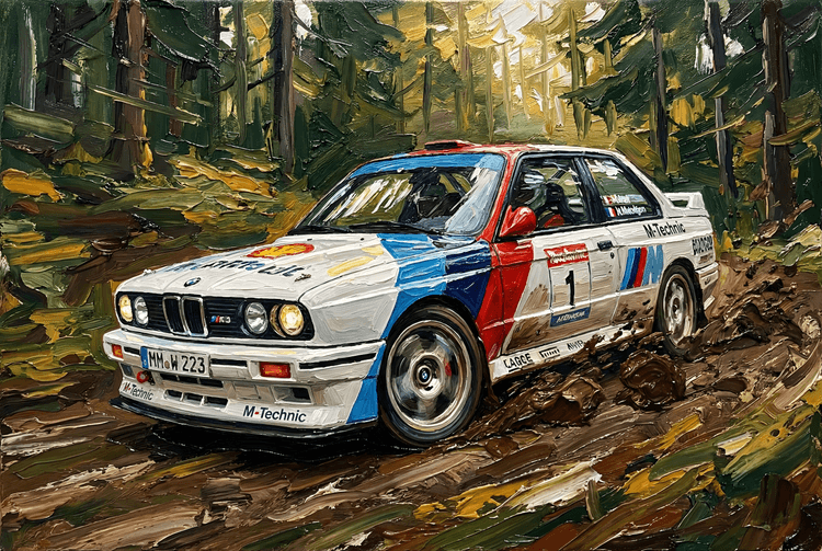 BMW E30 M3 Forest Rally Impasto