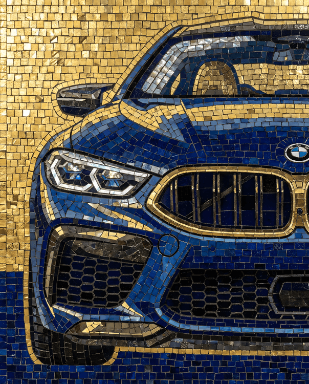BMW 8 Series Golden Mosaic
