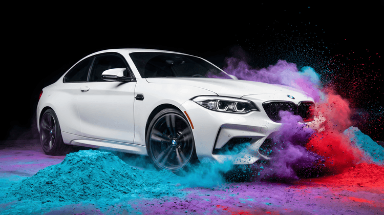 BMW M2 M-Color Powder Burnout
