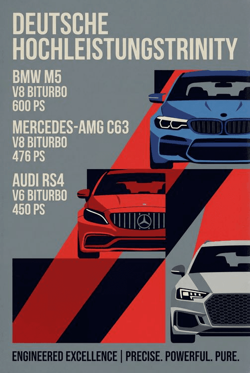 Deutsche Hochleistungstrinity: German Performance Legends