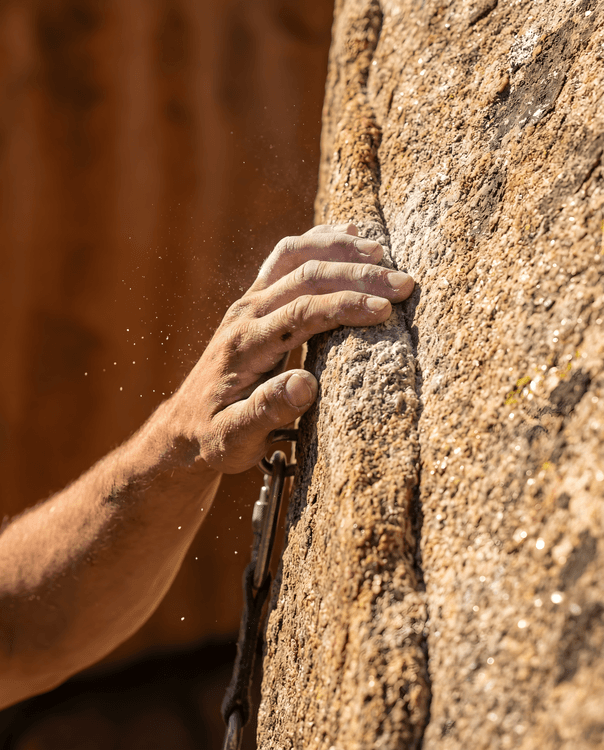 The Power of Friction: A Climber's Grip