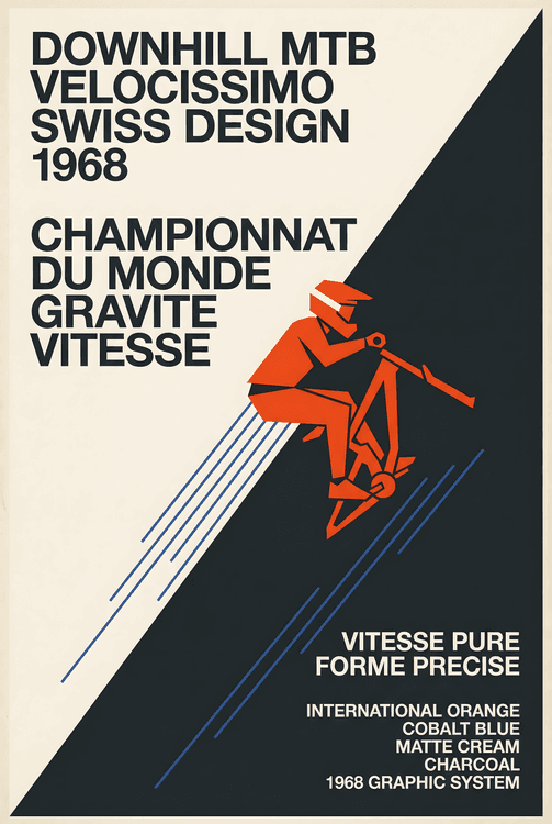 Vitesse Pure: 1968 Swiss Design Downhill MTB